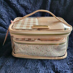 Poppy & Peonies Getaway Cosmetic Set Brown Floral